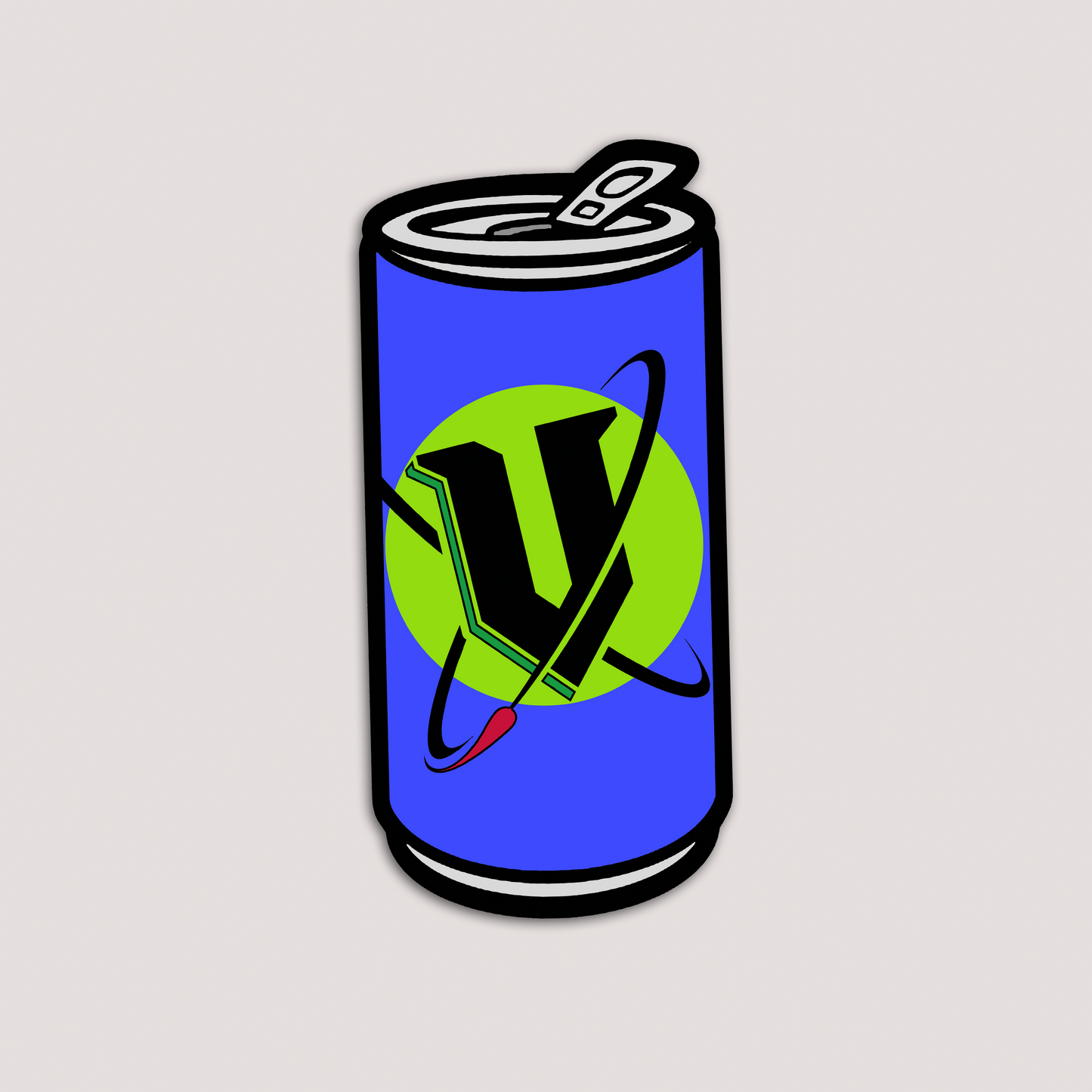 BLUE V STICKER