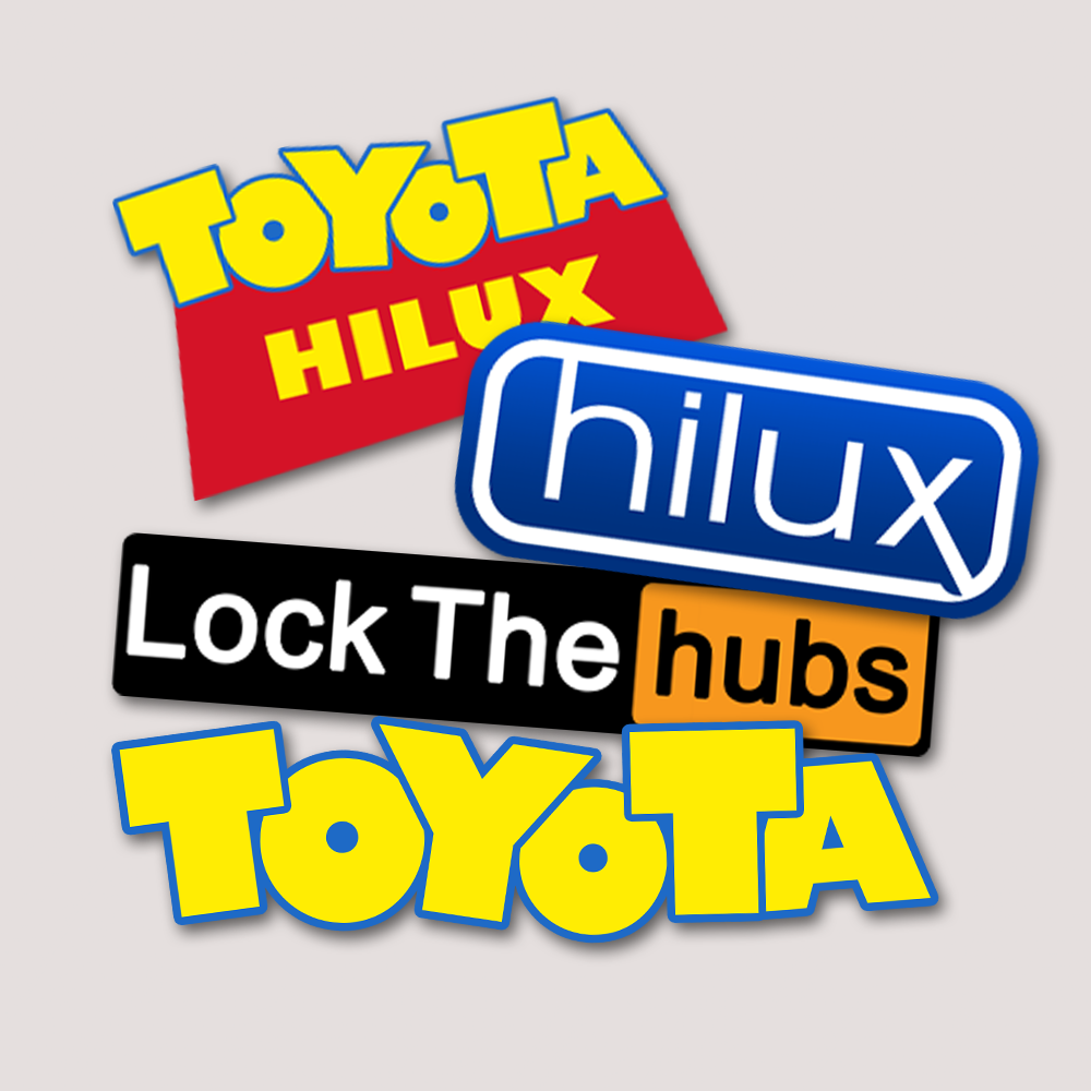 TOYOTA HILUX 4X4 STICKER PACK