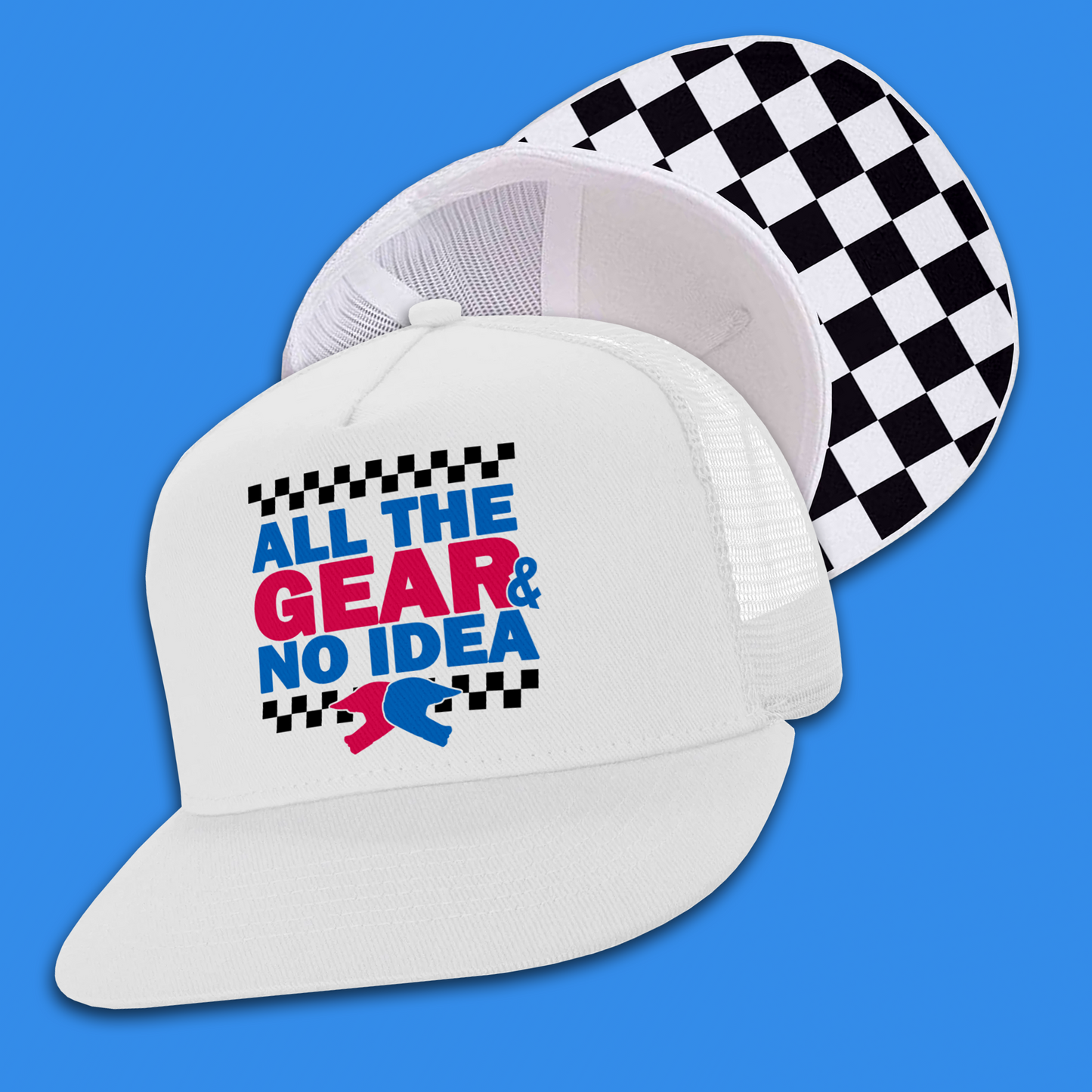 ALL THE GEAR & NO IDEA MESH SNAPBACK