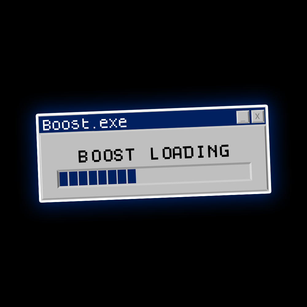 BOOST LOADING STICKER
