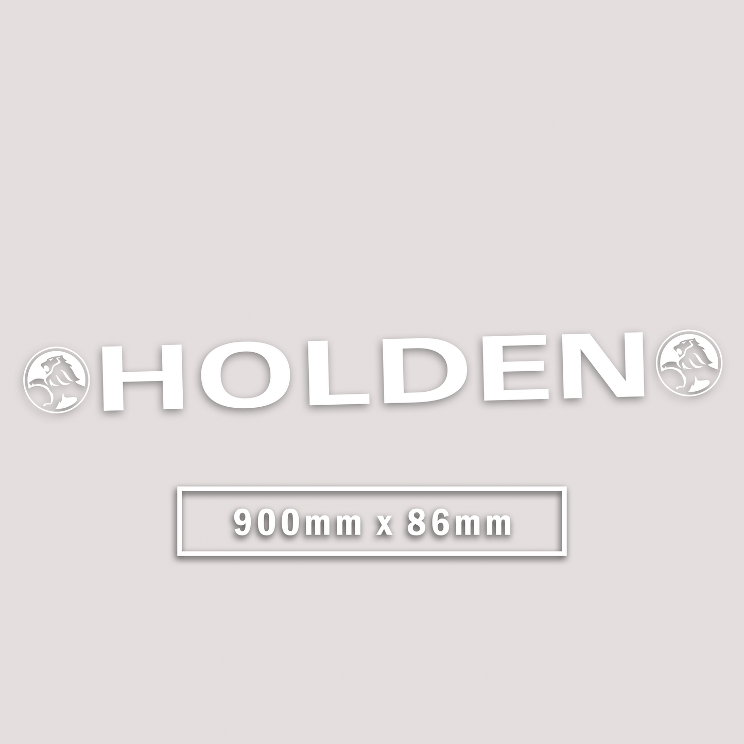 HOLDEN WINDOW BANNER STICKER