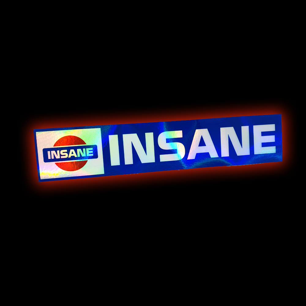 HOLOGRAPHIC INSANE NISSAN STICKER