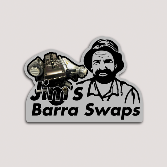 JIM'S BARRA SWAPS STICKER