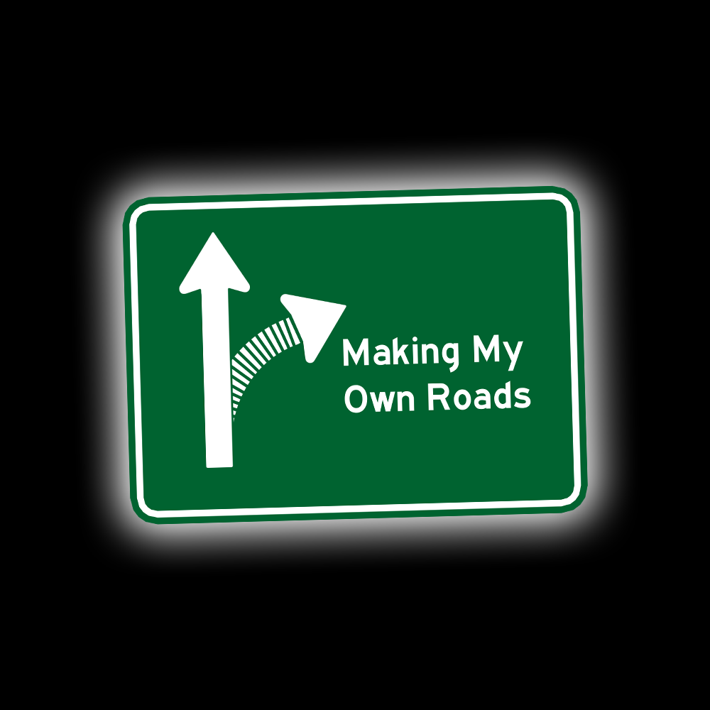 4X4 MAKING MY OWN ROADS STICKER