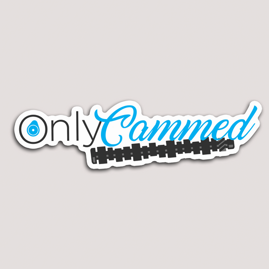 ONLY CAMMED STICKER