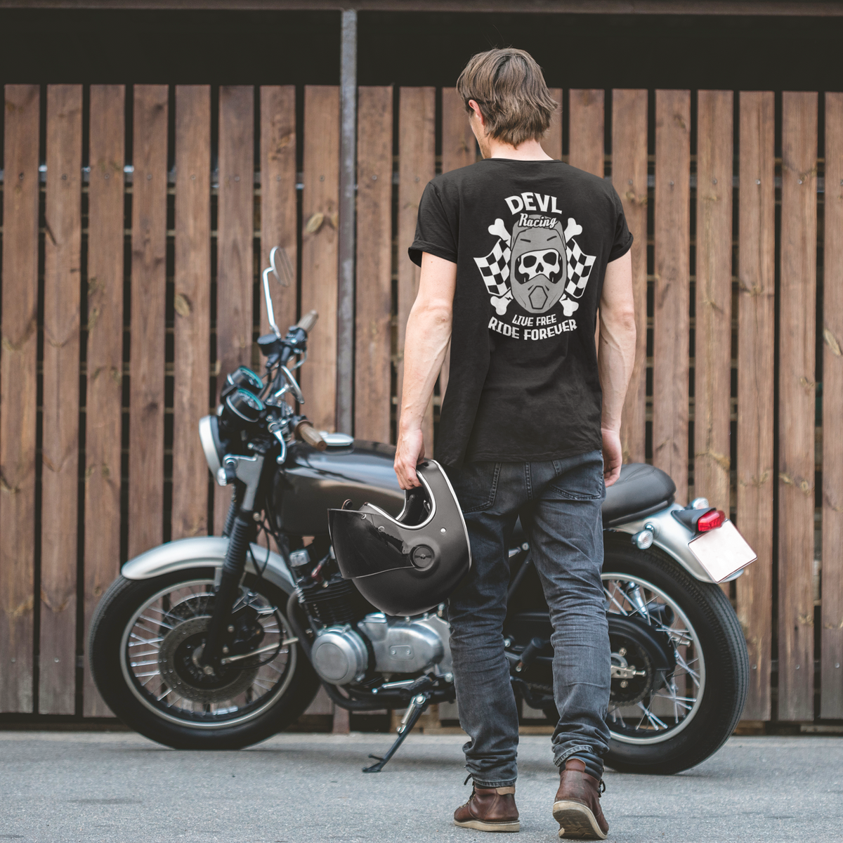 DEVL RACING RIDE FOREVER T-SHIRT