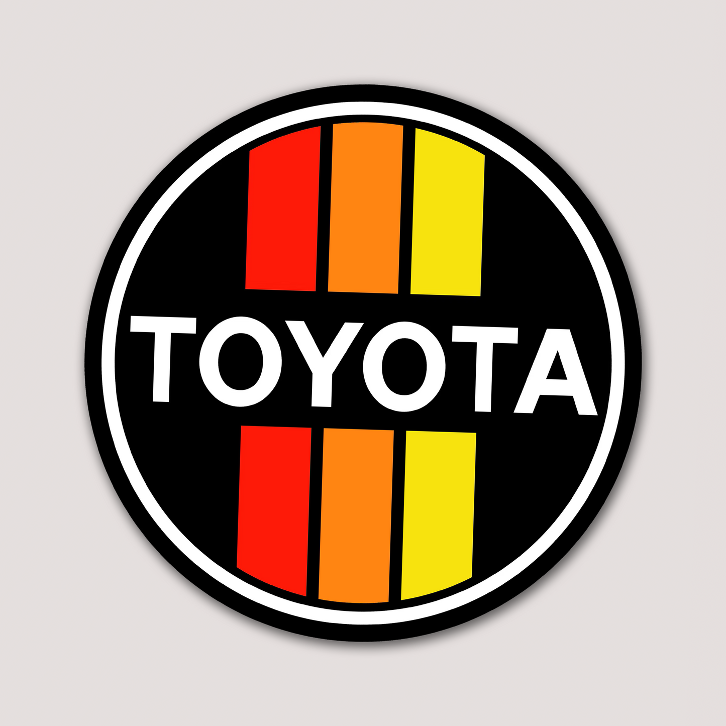 TOYOTA RETRO 4WD STICKER