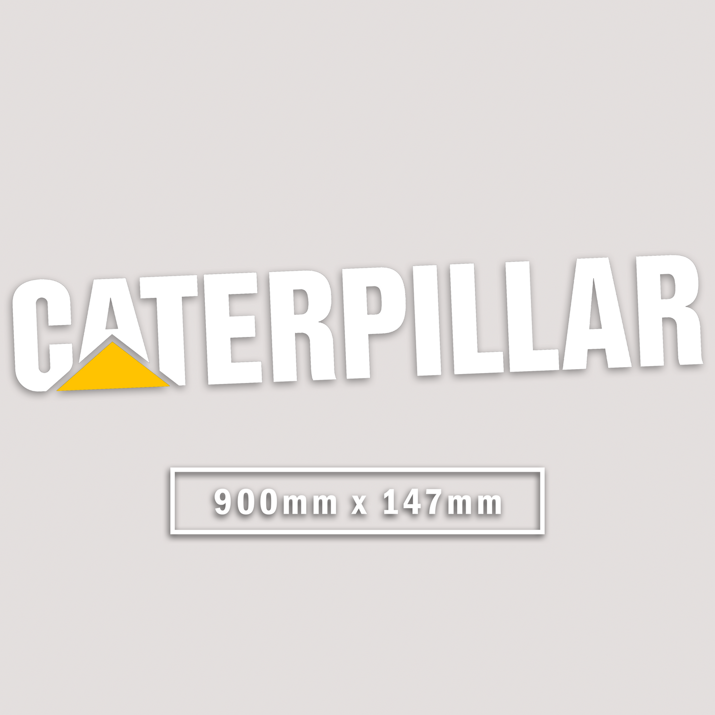 CATERPILLAR CAT WINDOW BANNER STICKER