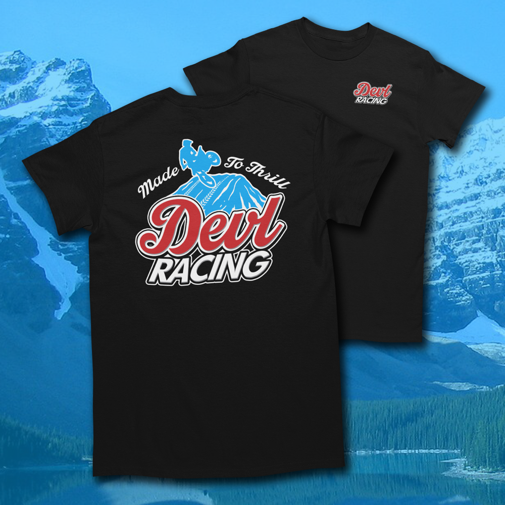 DEVL RACING COOL AS THE ROCKIES T-SHIRT