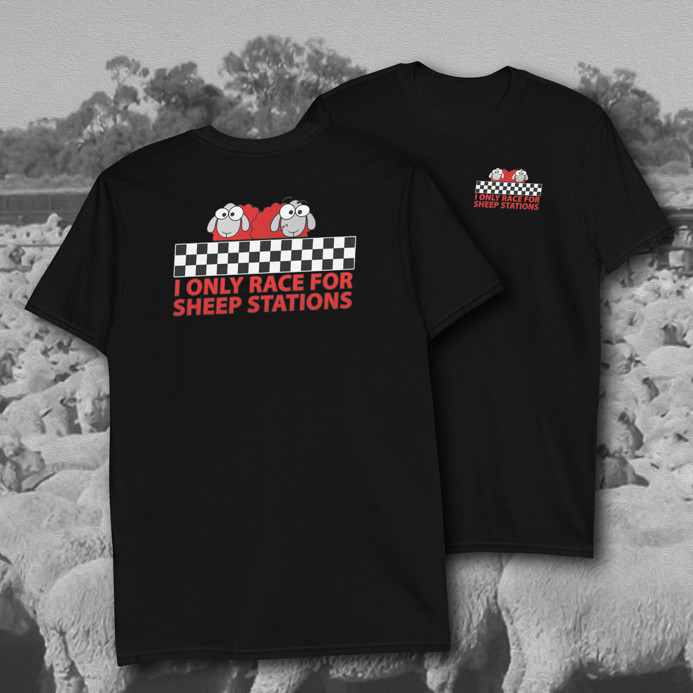 RACING FOR SHEEP STATIONS YOUTH T-SHIRT