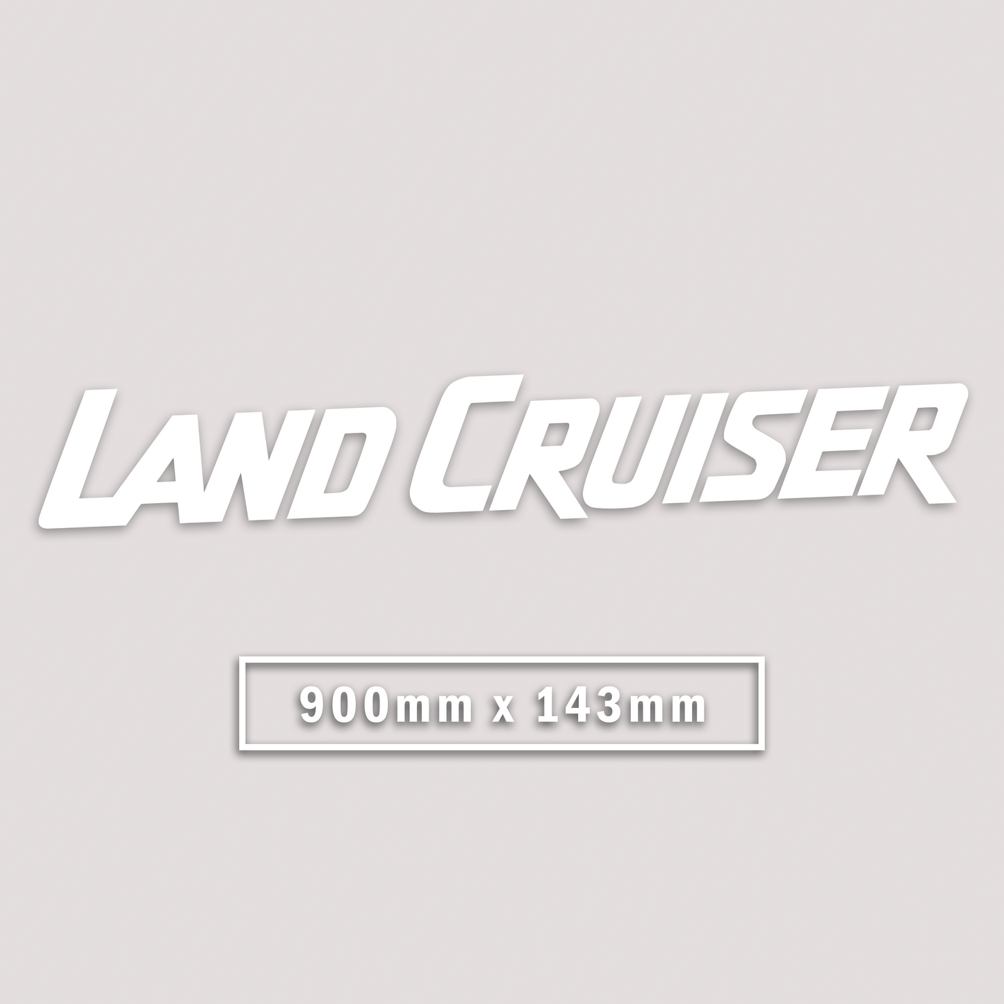 LAND CRUISER WINDOW BANNER STICKER