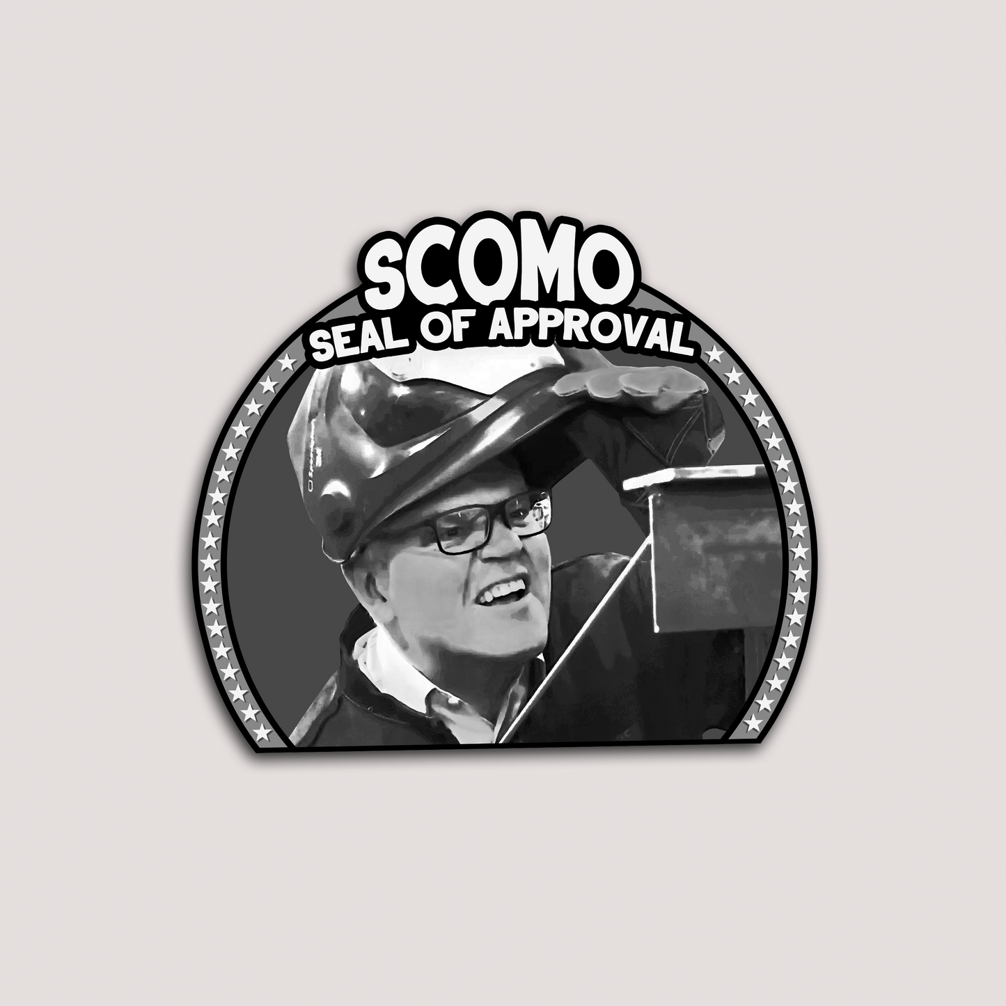 SCOMO SEAL OF APPROVAL STICKER