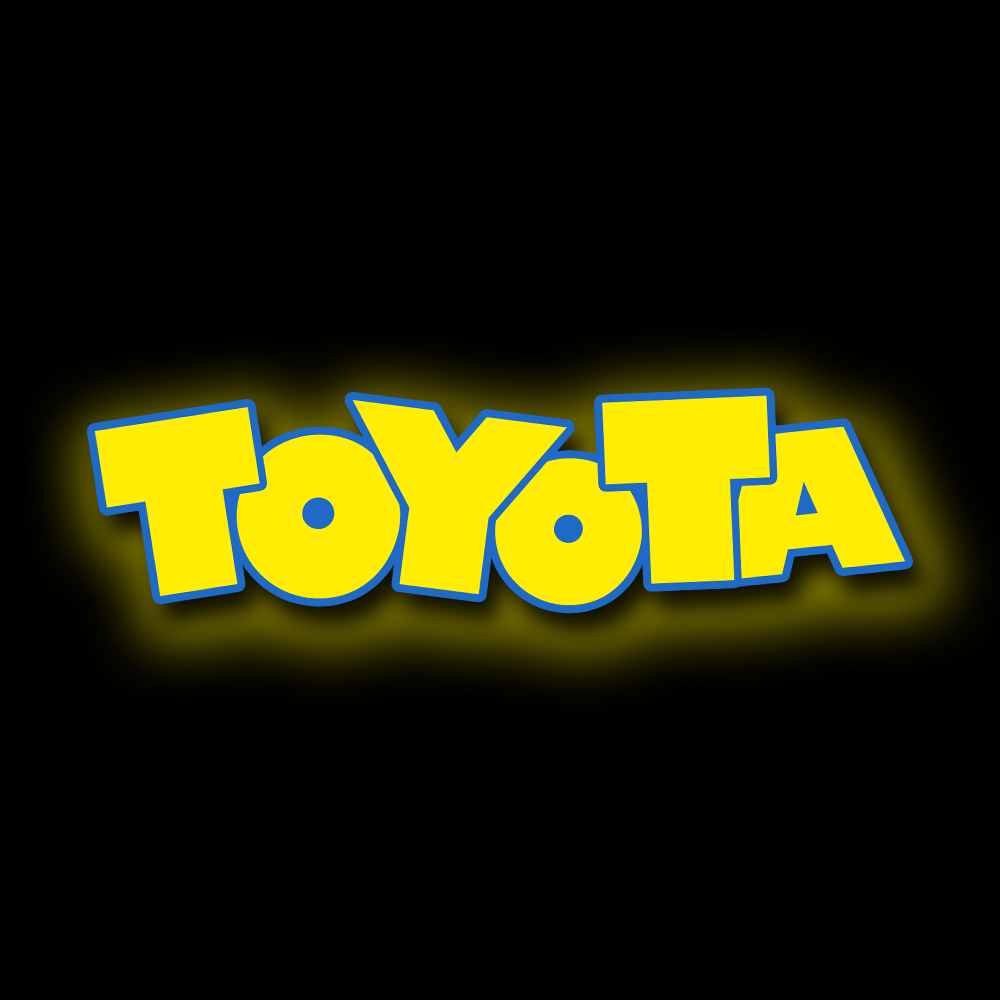 TOYOTA STORY WINDOW BANNER STICKER