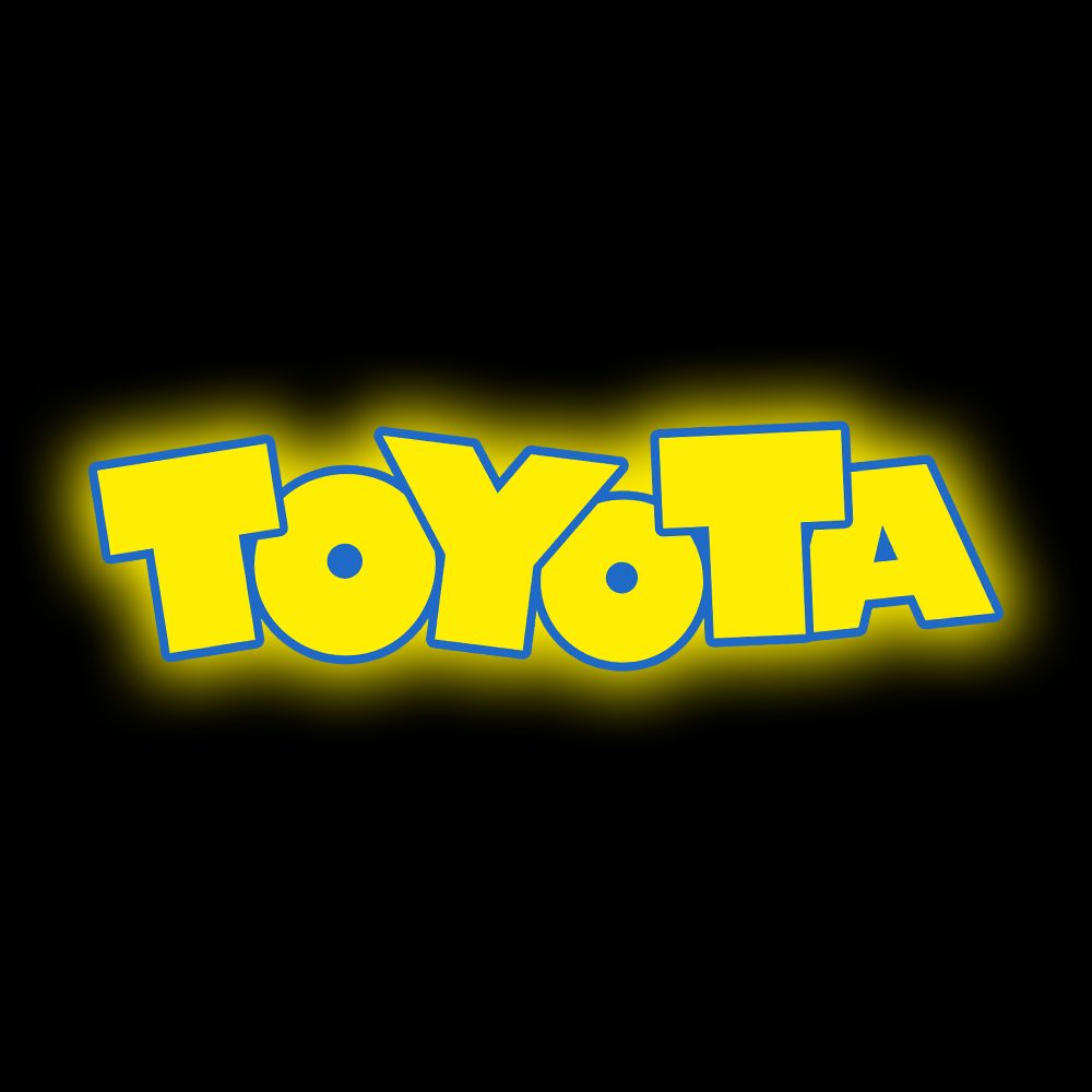 LARGE TOYOTA STICKER
