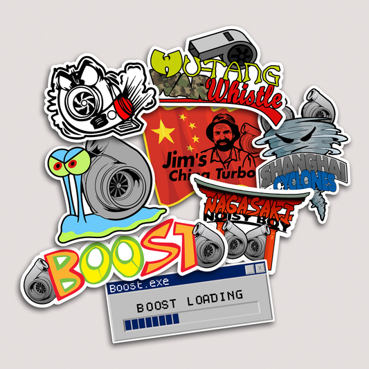 THE TURBOCHARGED STICKER PACK