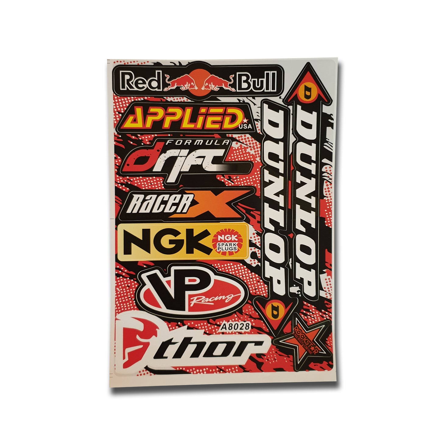 MOTOCROSS BRANDS MINI STICKER SHEET B