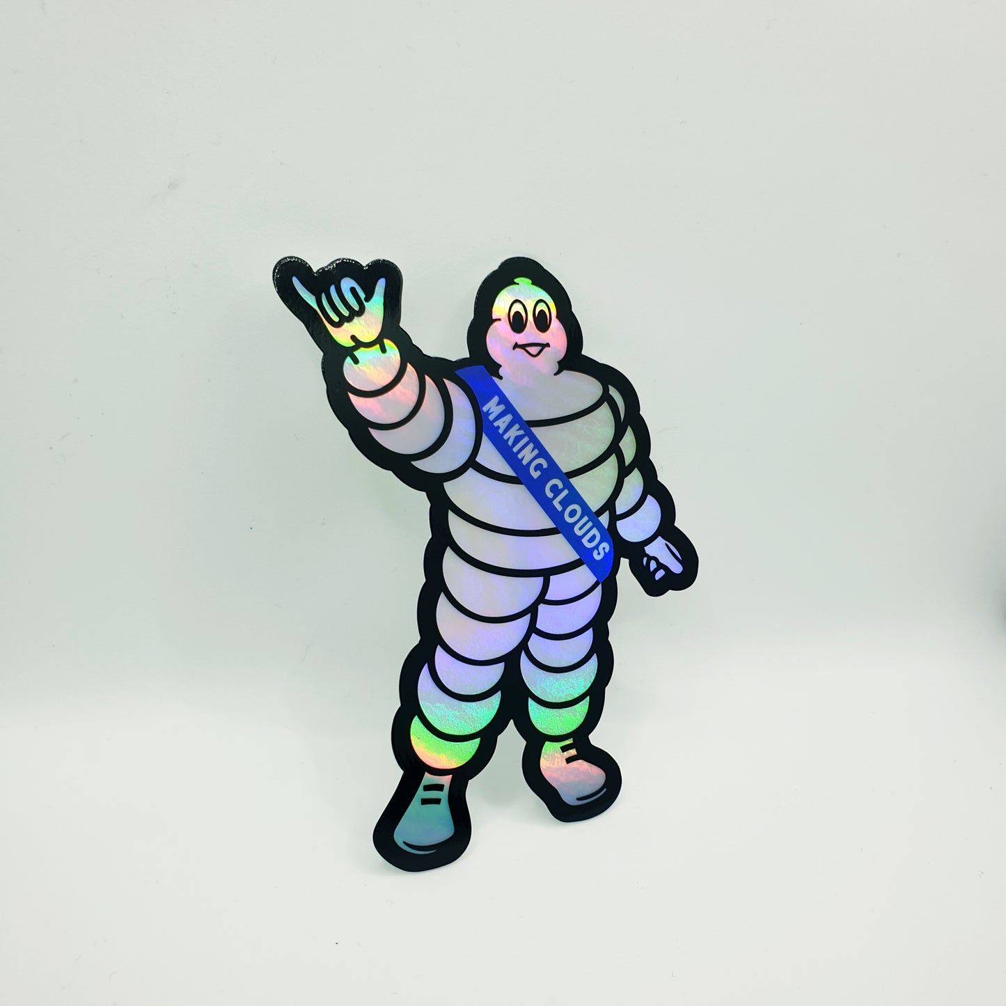 HOLOGRAPHIC MAKING CLOUDS STICKER