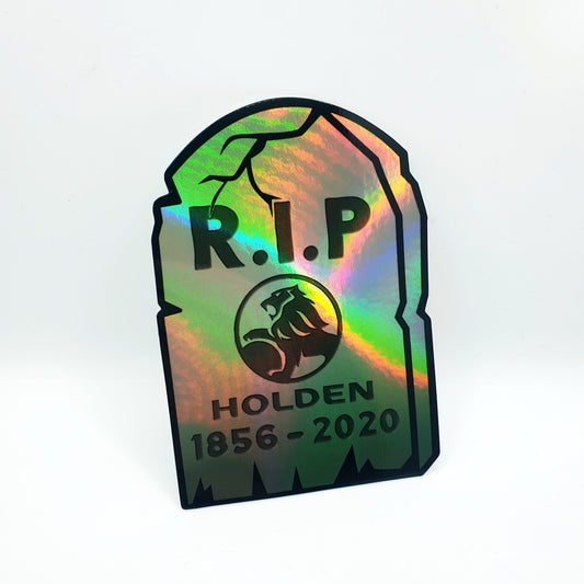 HOLOGRAPHIC RIP HOLDEN STICKER