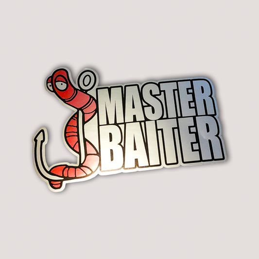 CHROME MASTER BAITER STICKER