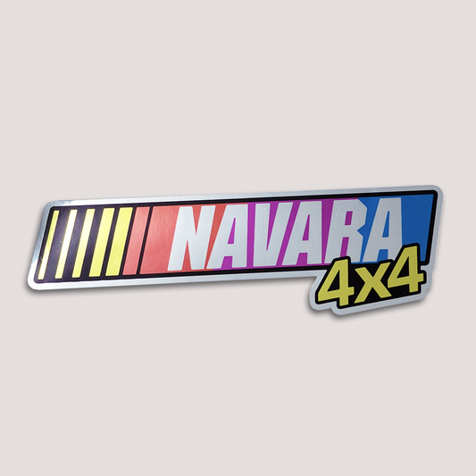 CHROME NAVARA 4X4 STICKER