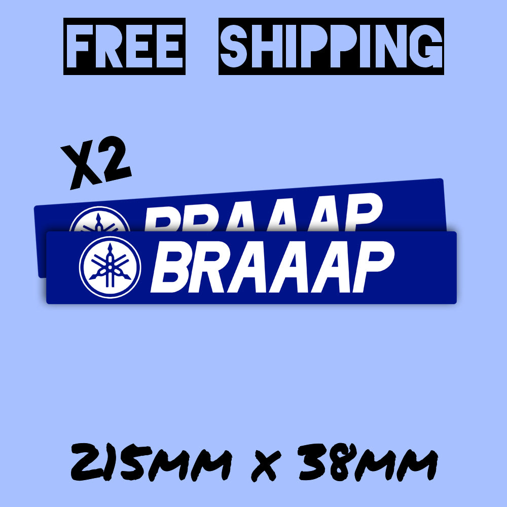 YAMAHA BRAAAP MX SWINGARM STICKERS - DEVL Designs Australia