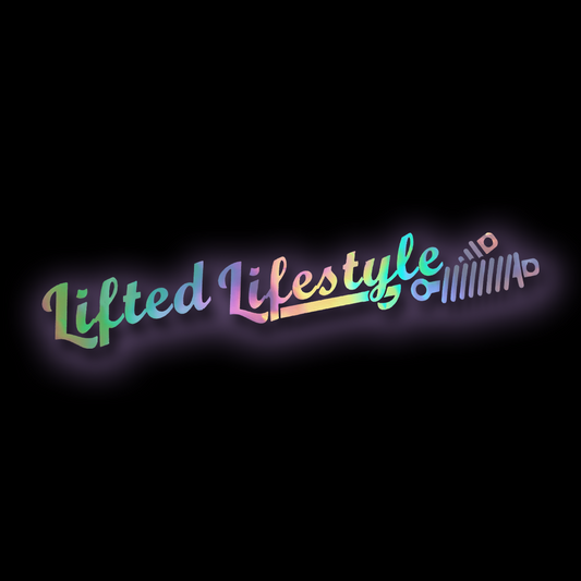 HOLOGRAPHIC LIFTED LIFESTYLE WINDOW BANNER
