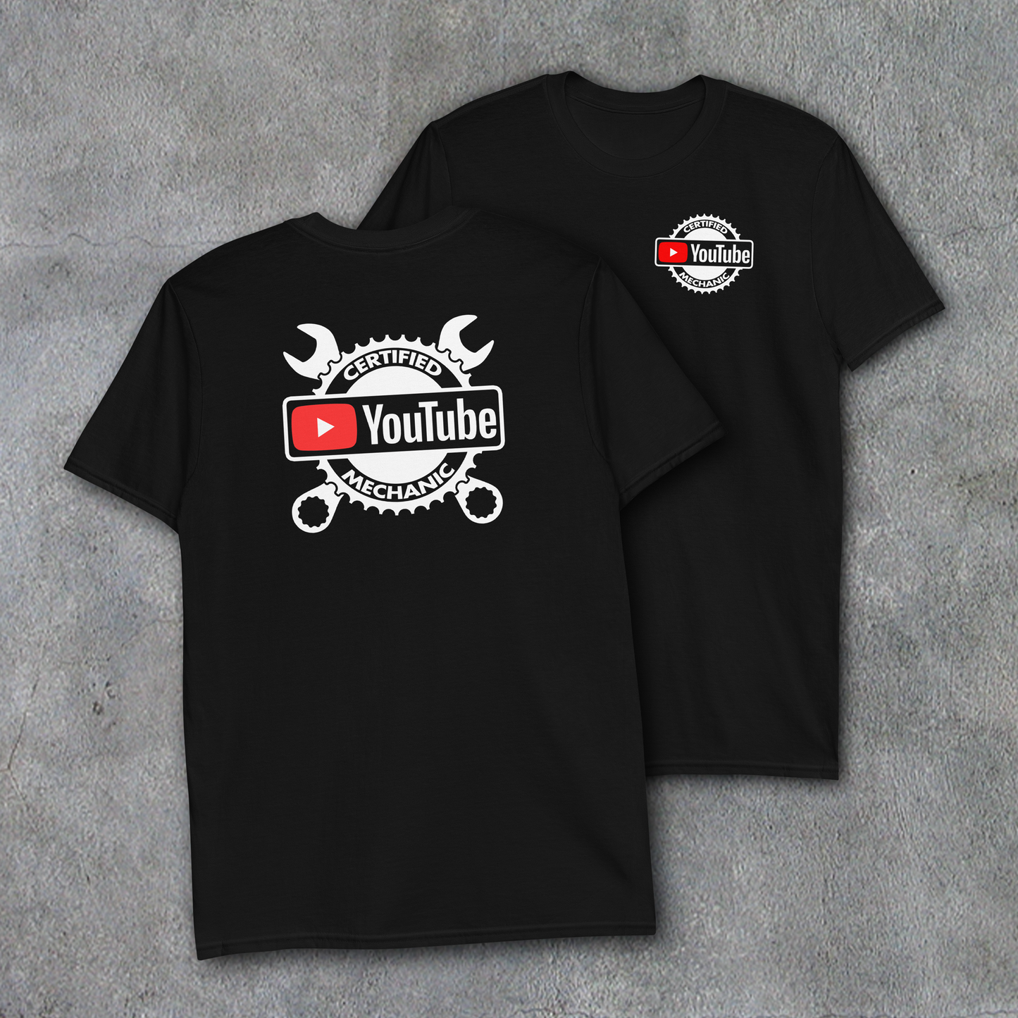 CERTIFIED YOUTUBE MECHANIC T-SHIRT