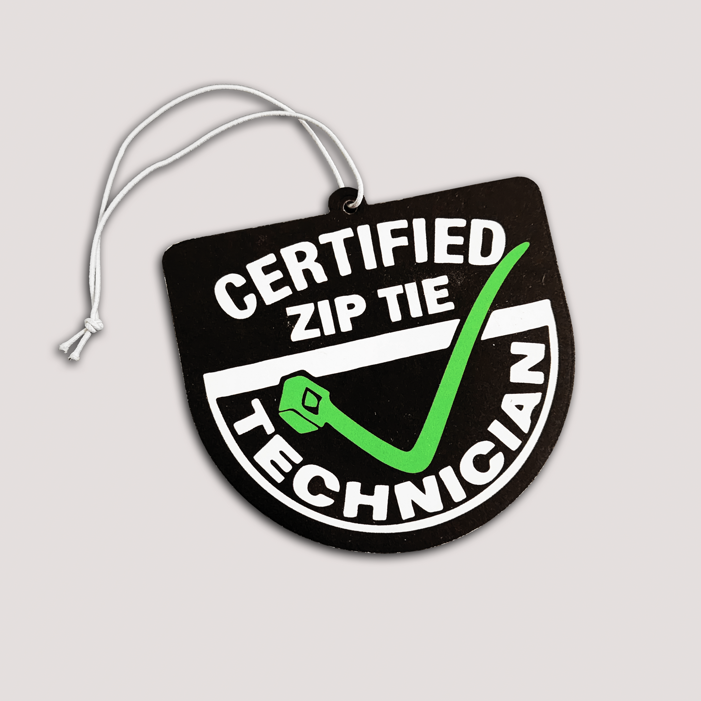 CERTIFIED ZIP TIE TECHNICIAN AIR FRESHENER