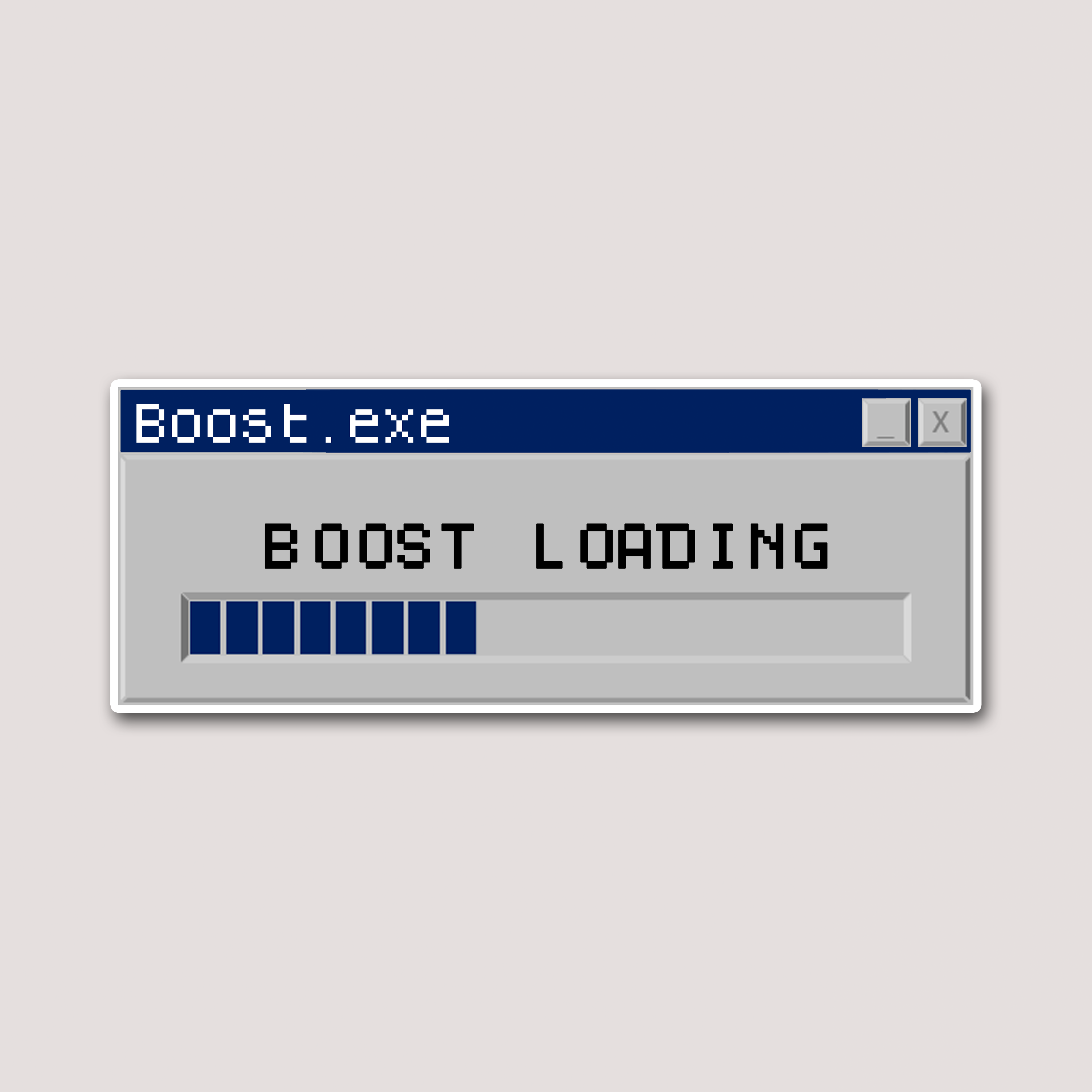 Boost Loading Vector BOOST LOADING STICKER – DEVL Designs Australia