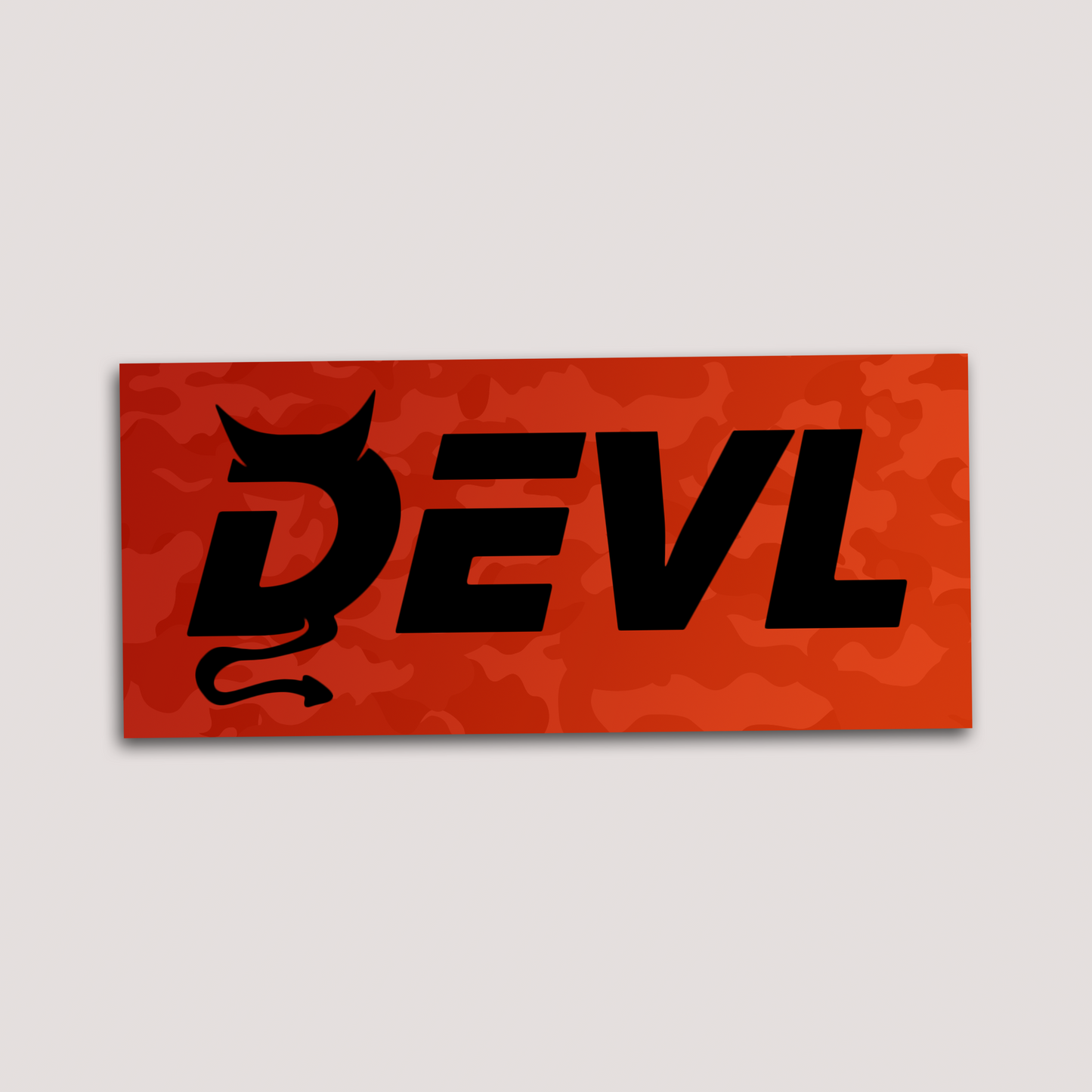 DEVL URBAN CAMO STICKER