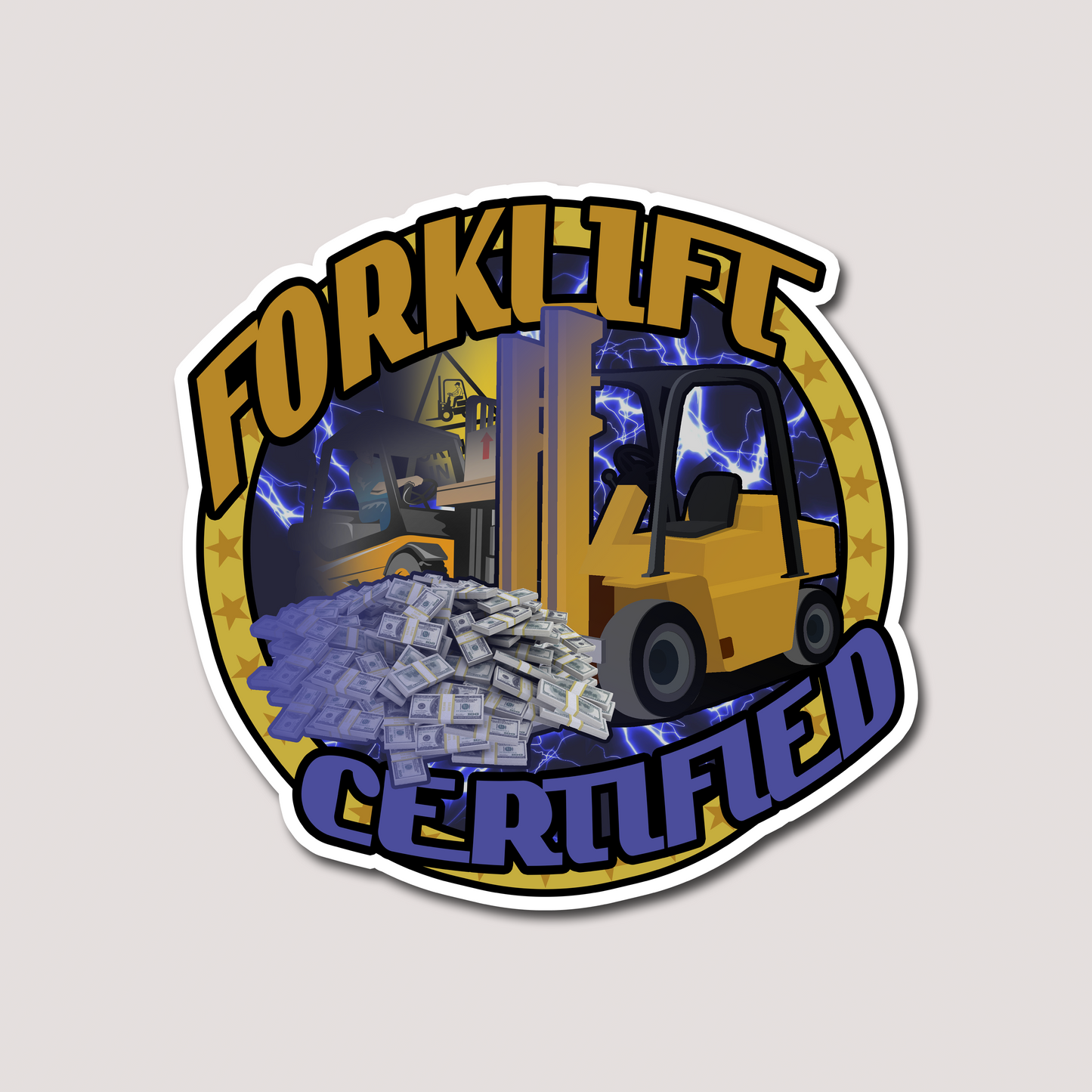 FORKLIFT CERTIFIED STICKER