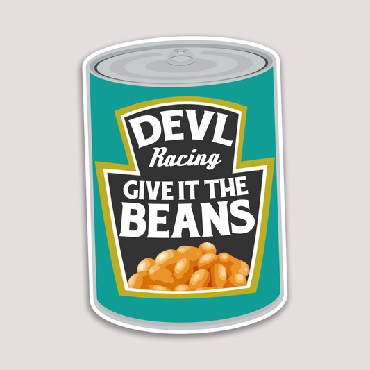 GIVE IT THE BEANS STICKER