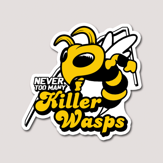 KILLER WASPS STICKER