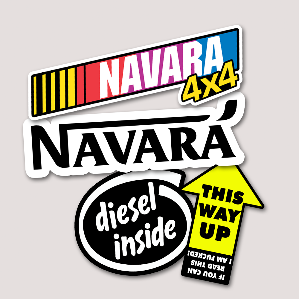 NISSAN NAVARA STICKER PACK