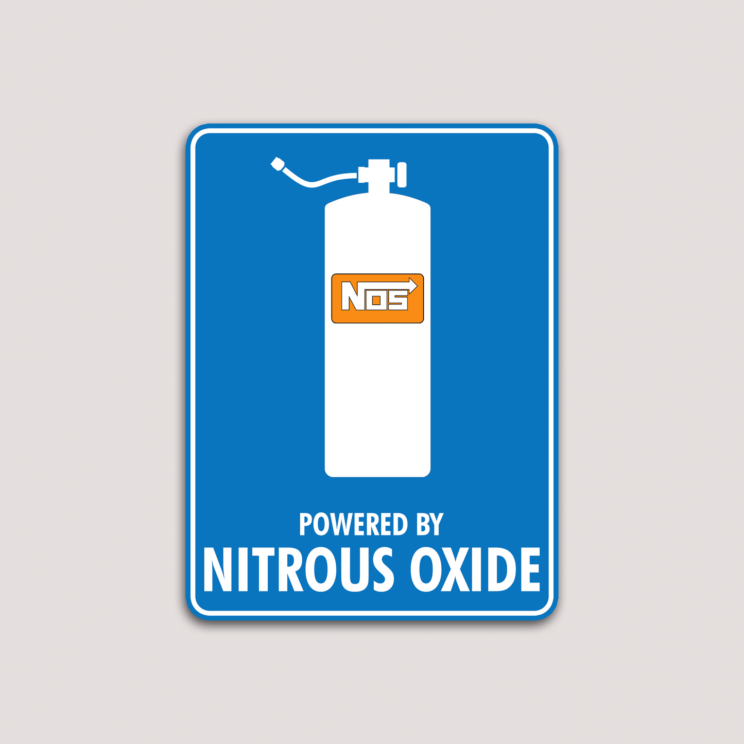 NITROUS OXIDE NOS STICKER