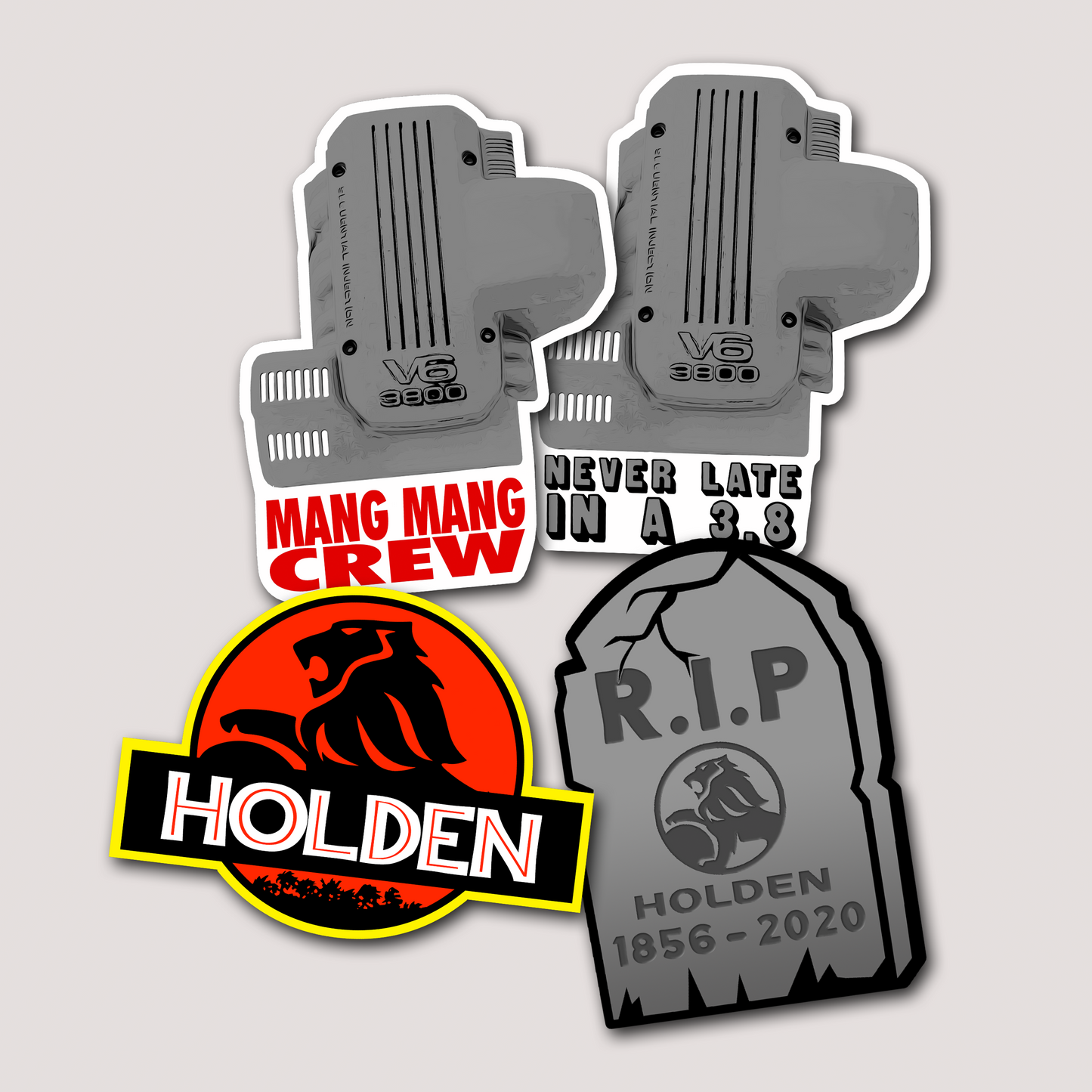 HOLDEN V6 STICKER PACK