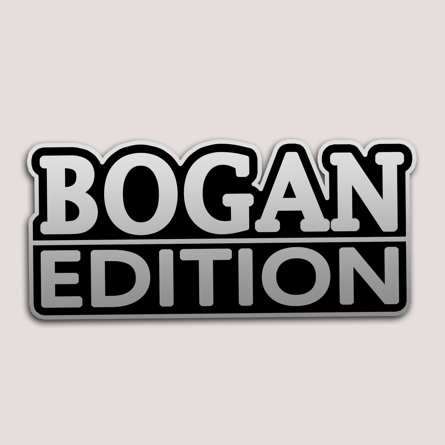 BOGAN EDITION STICKER