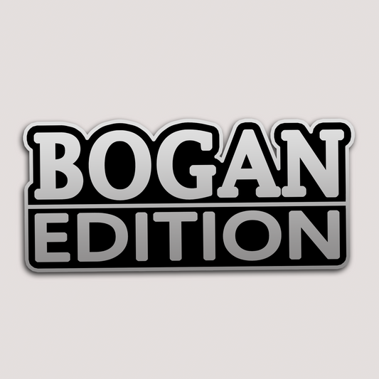 BOGAN EDITION STICKER