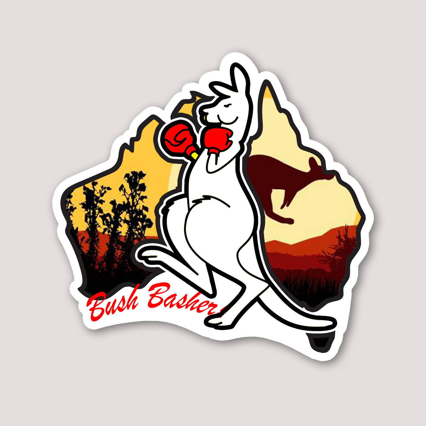 BUSH BASHER STICKER