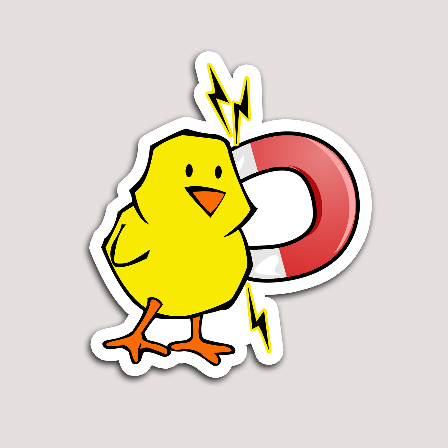 CHICK MAGNET STICKER