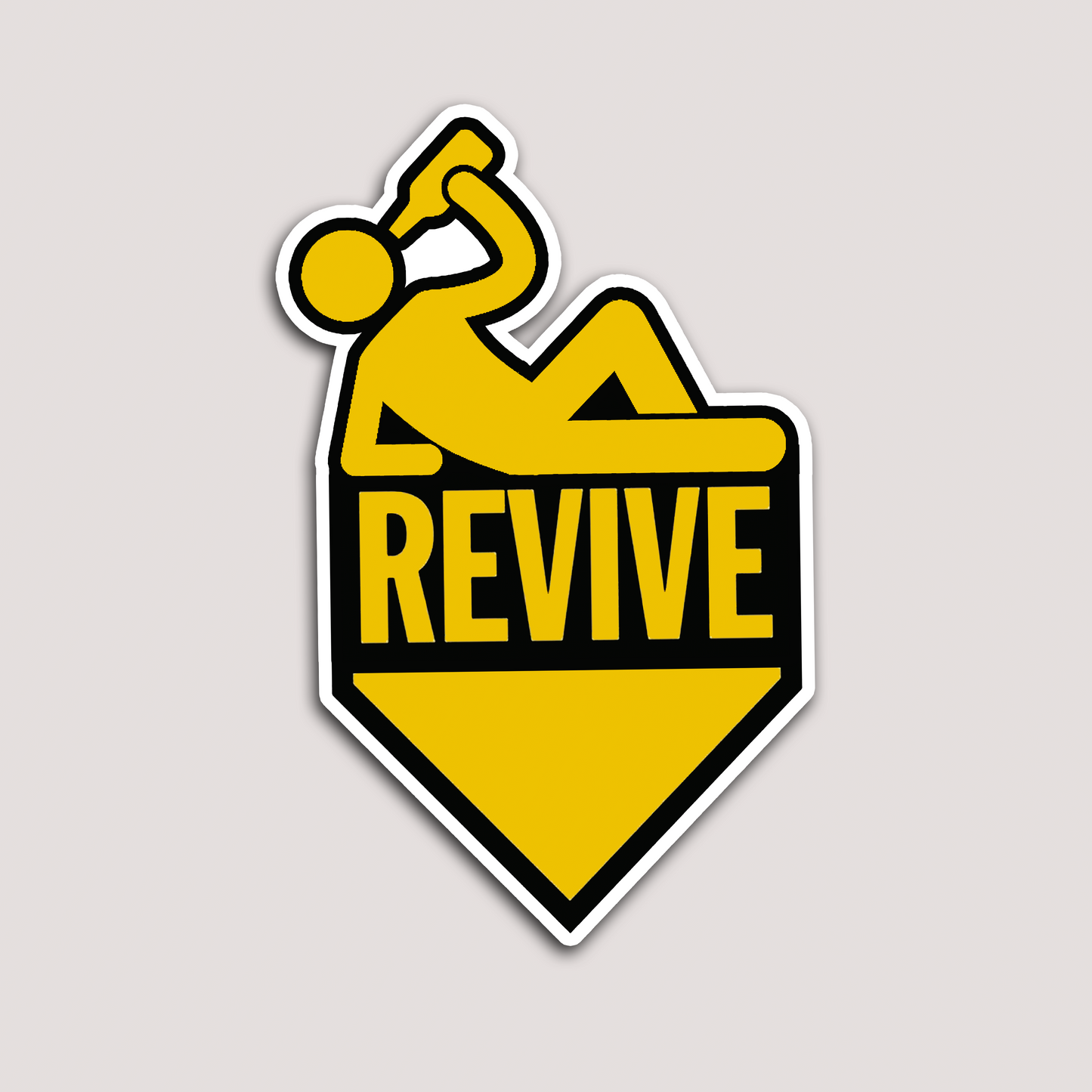 DRUNK COD REVIVE STICKER