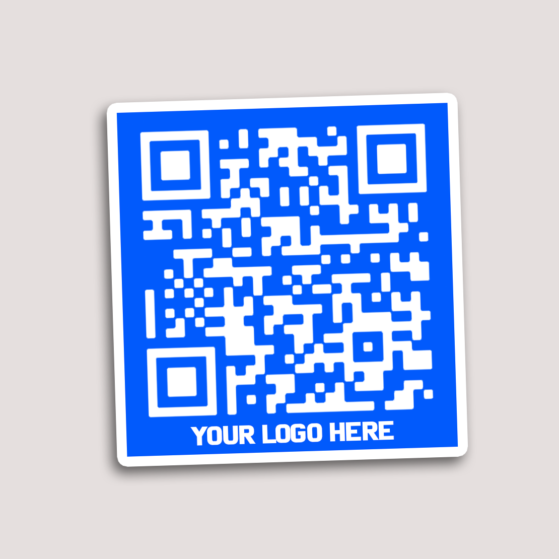 QR CODE SQUARE STICKERS