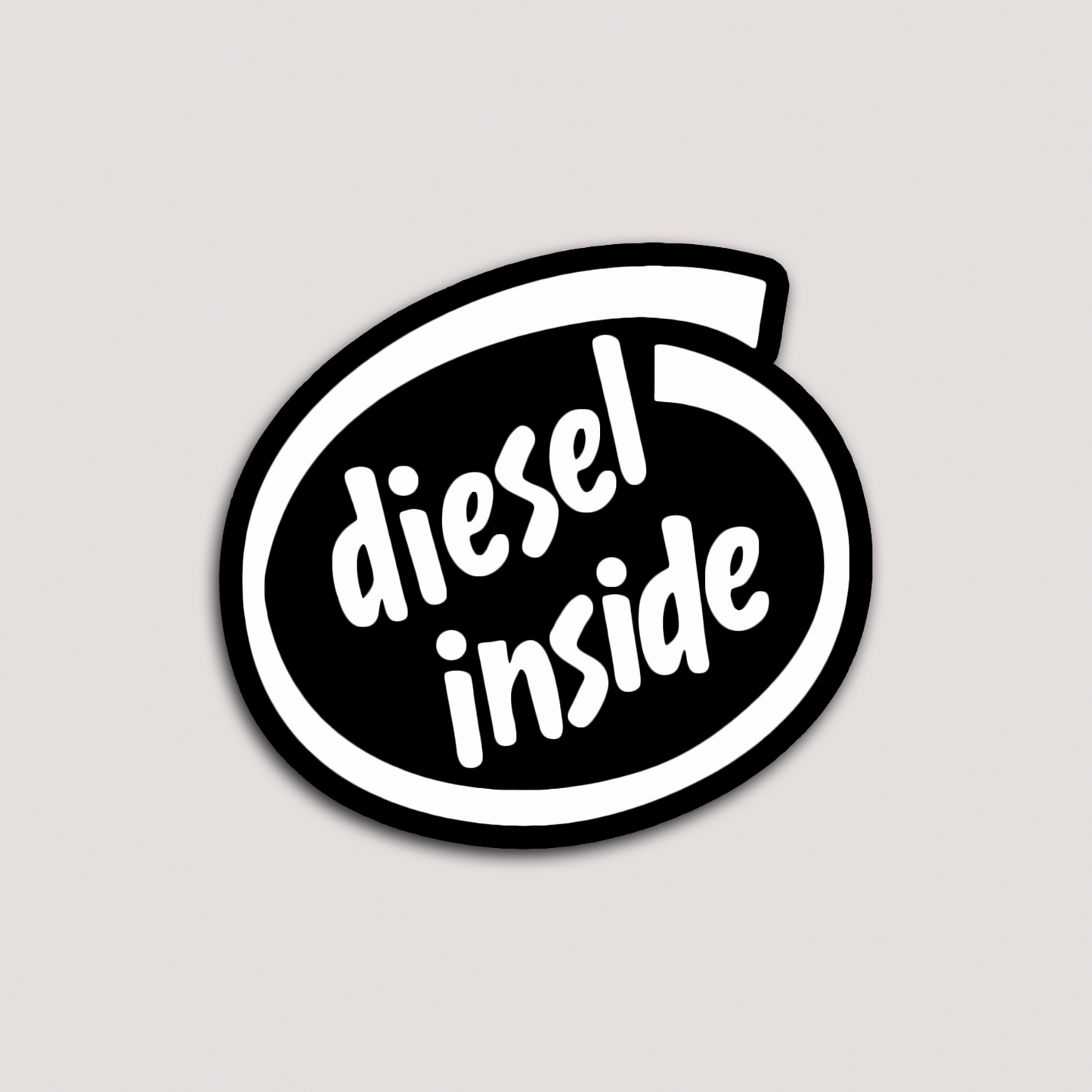 DIESEL INSIDE STICKER