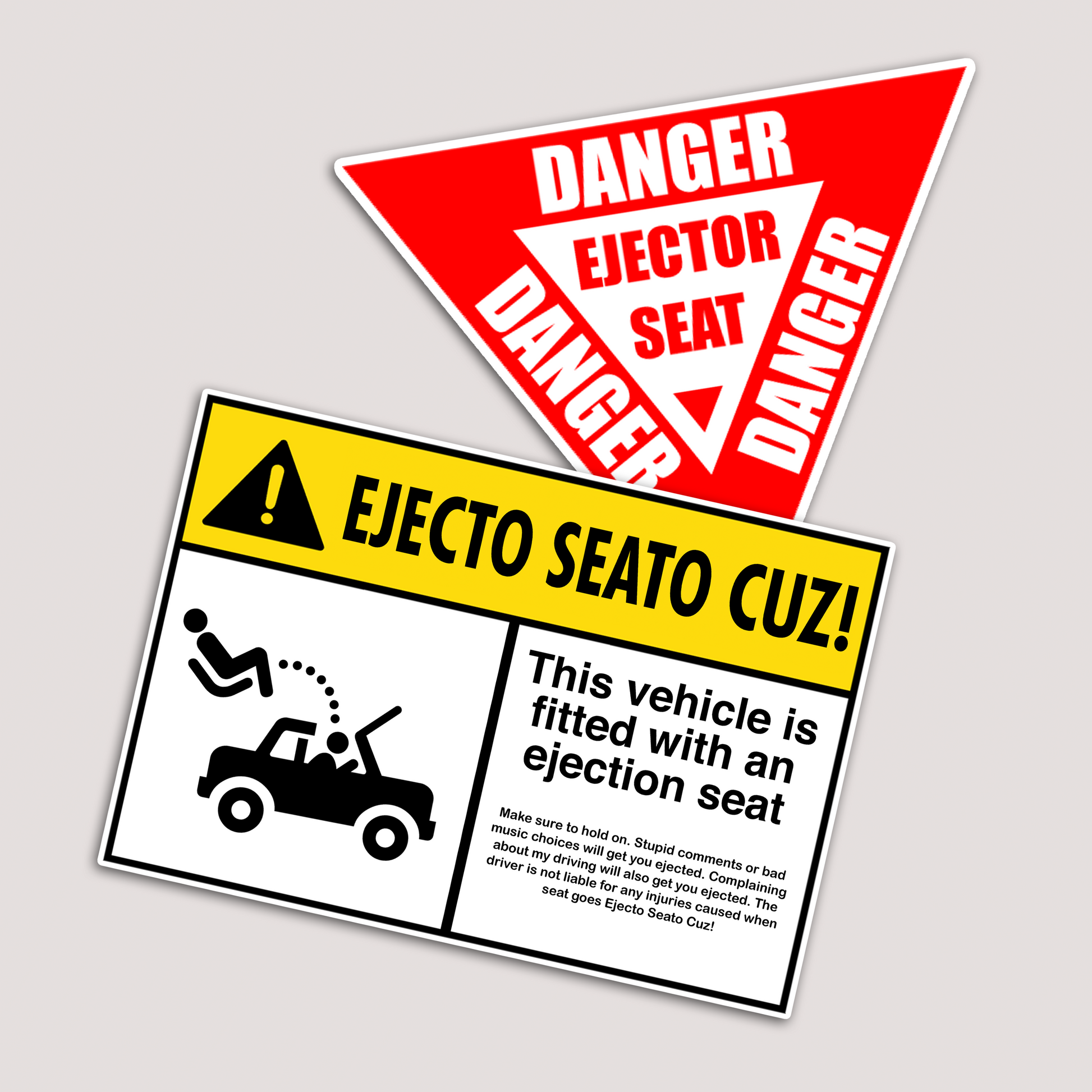 EJECTO SEATO CUZ STICKER PACK – DEVL Designs Australia
