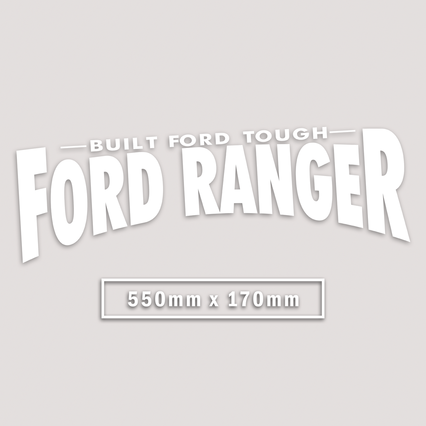 FORD RANGER WINDOW BANNER STICKER