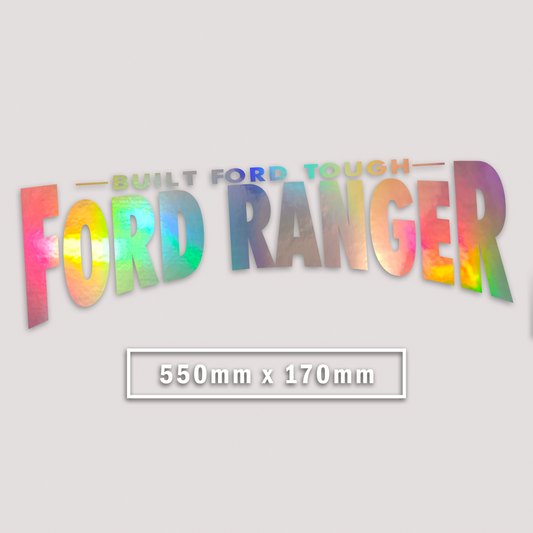 HOLOGRAPHIC FORD RANGER WINDOW BANNER STICKER