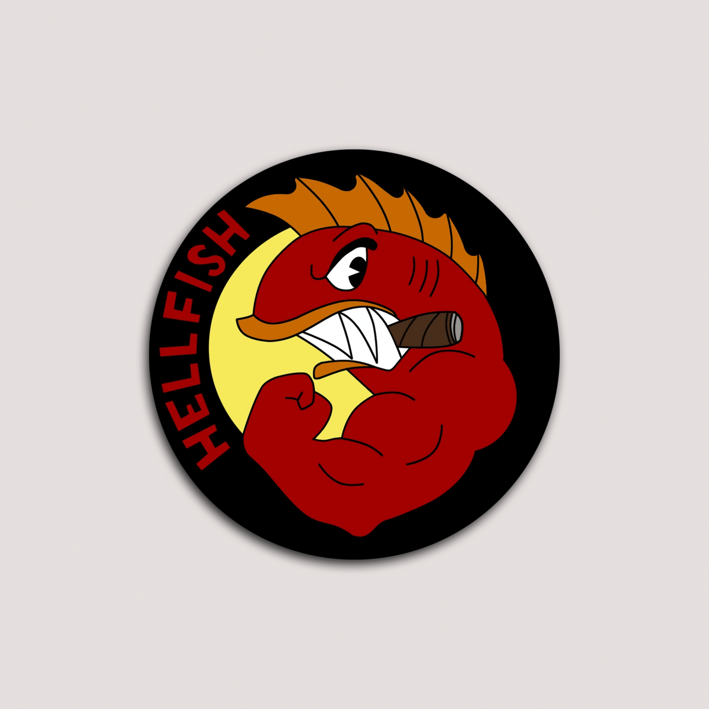 HELLFISH STICKER