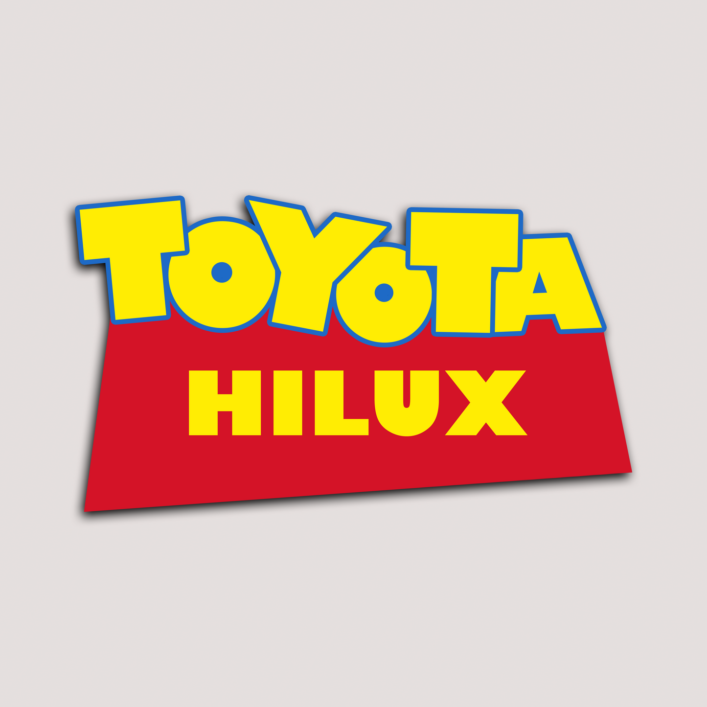 TOYOTA HILUX 4X4 STICKER