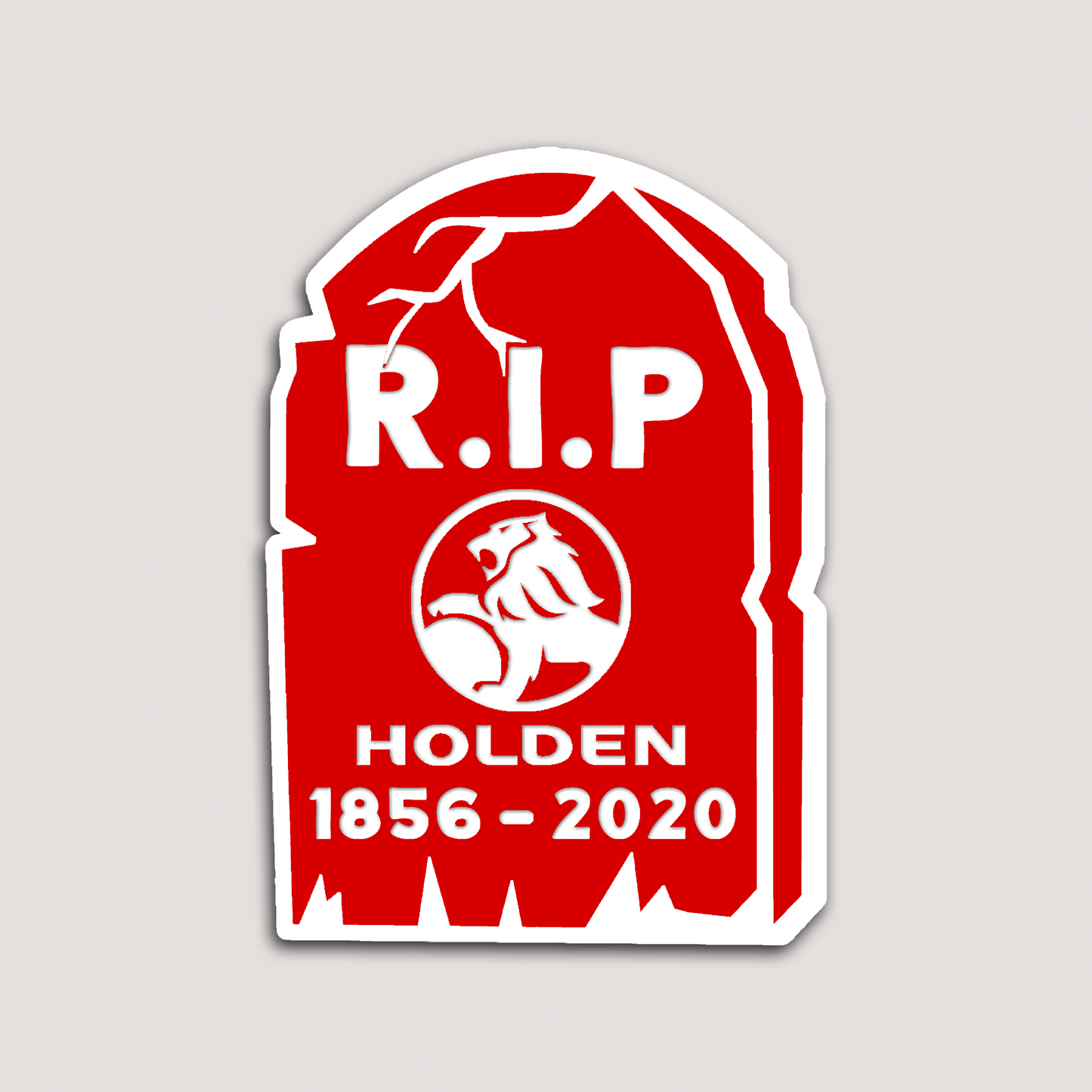 RIP HOLDEN TOMBSTONE RED