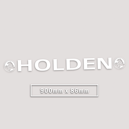 HOLDEN WINDOW BANNER STICKER
